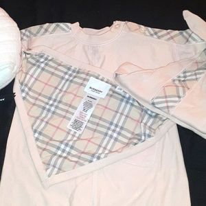 burberry onesie girl